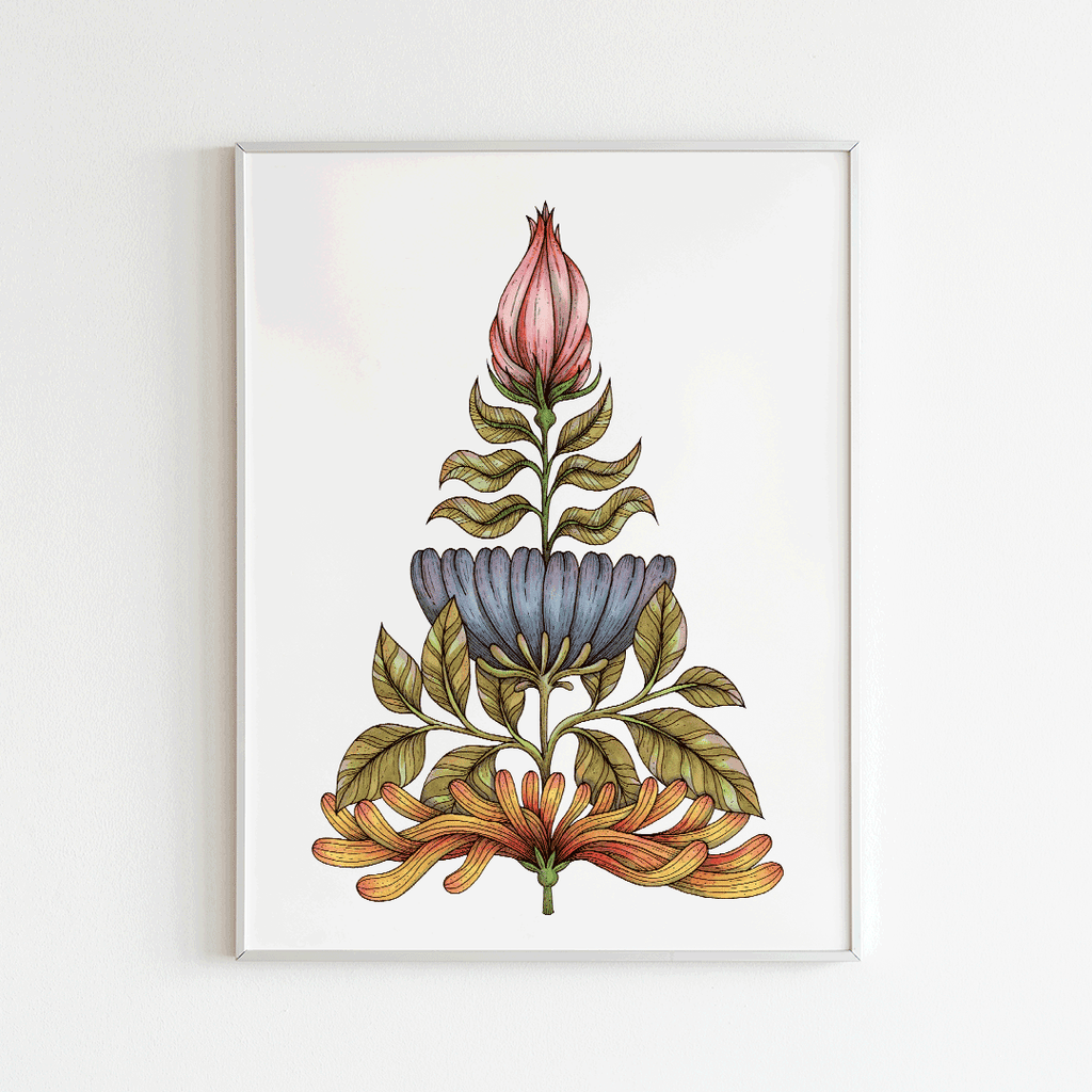 Fine art print - Blomstergranen, 30x40
