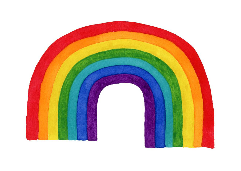 Vykort - Rainbow