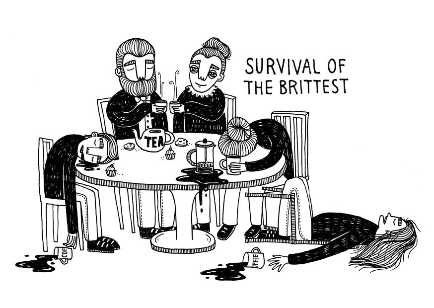 Survival of the brittest, print