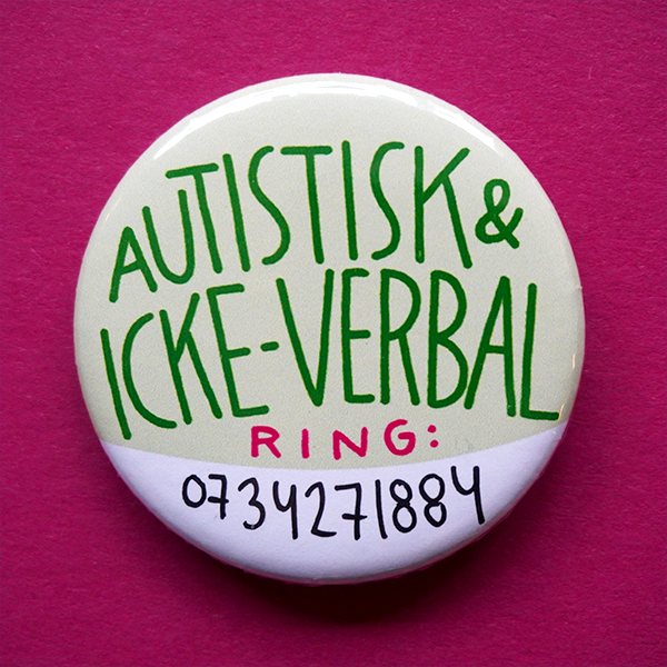 Knapp - Autistisk & icke-verbal, RING