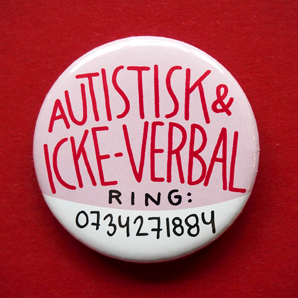 Knapp - Autistisk & icke-verbal, RING