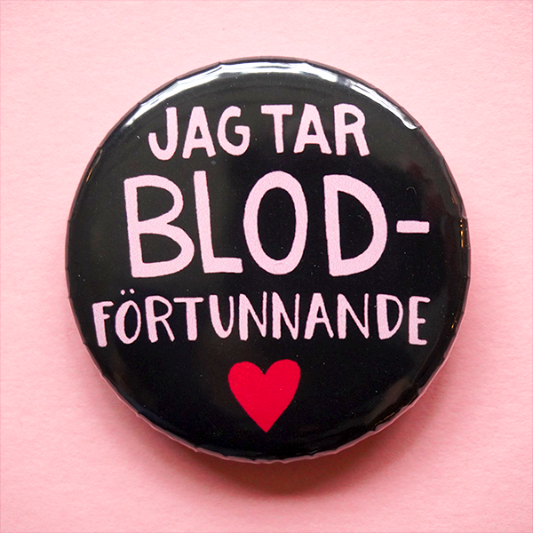 Knapp - Jag tar blodförtunnande