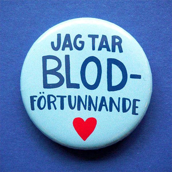 Knapp - Jag tar blodförtunnande