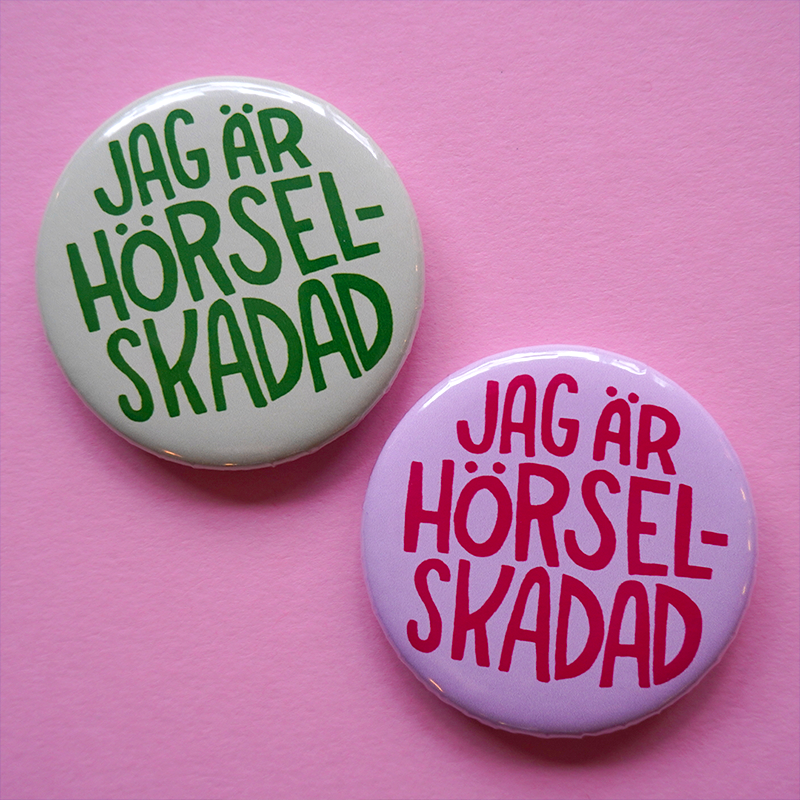 Knapp - Jag är hörselskadad