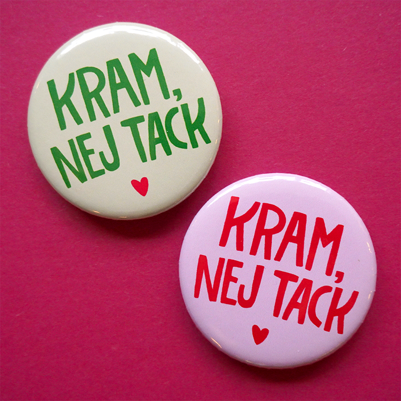 Knapp - Kram, Nej tack