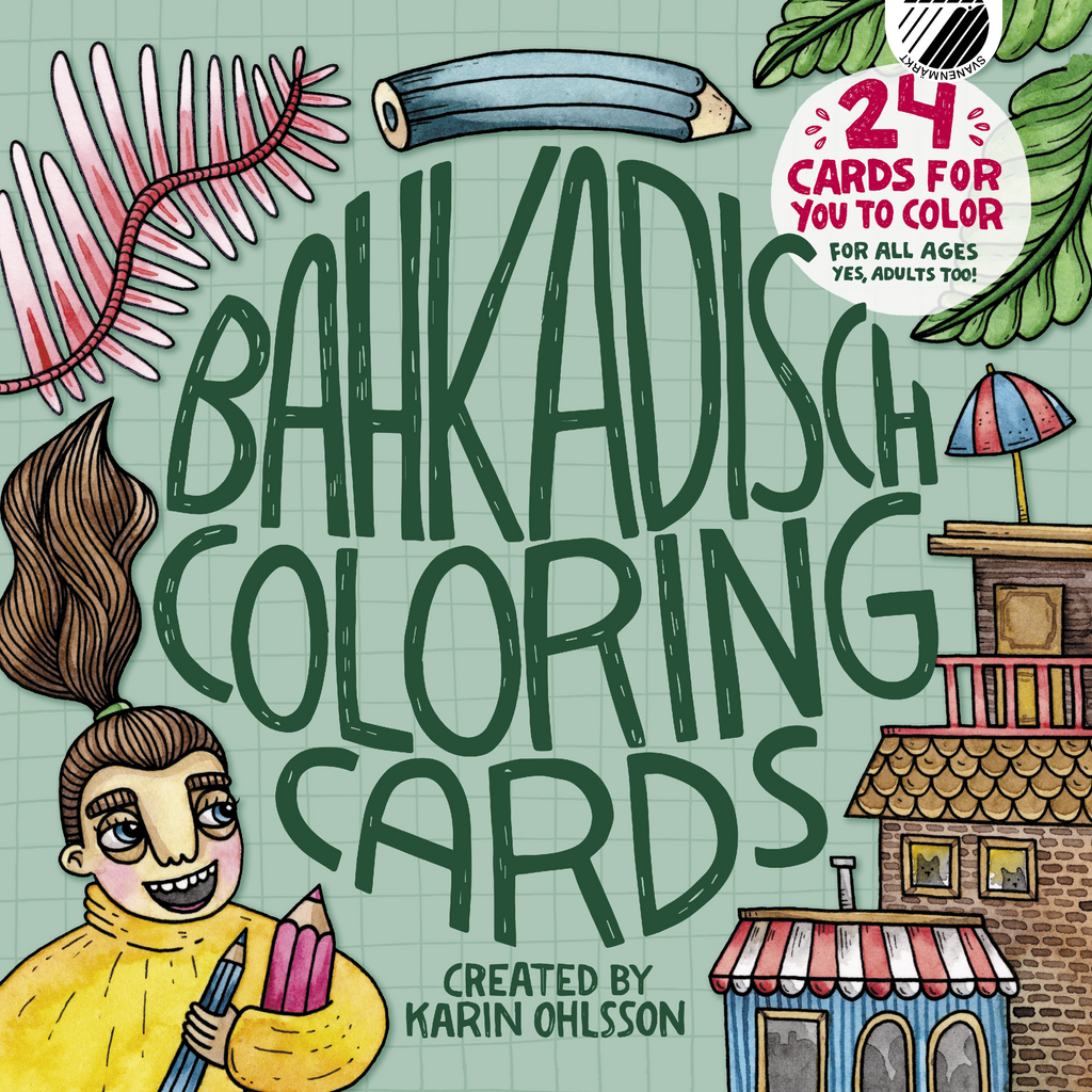 BahKadisch Coloring Cards GREEN