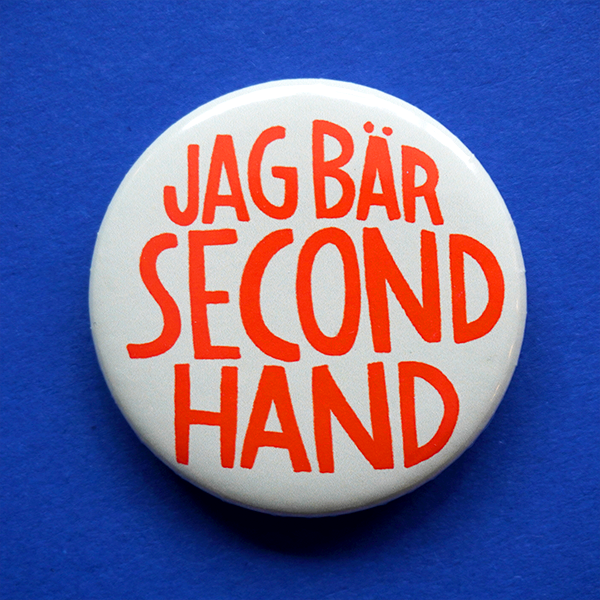 Knapp - Jag bär second hand