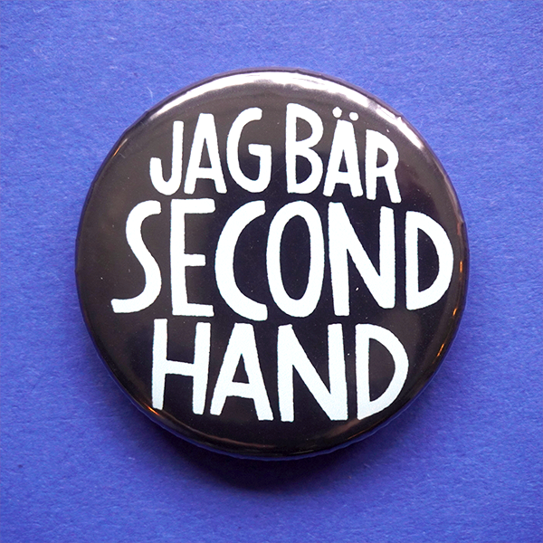 Knapp - Jag bär second hand