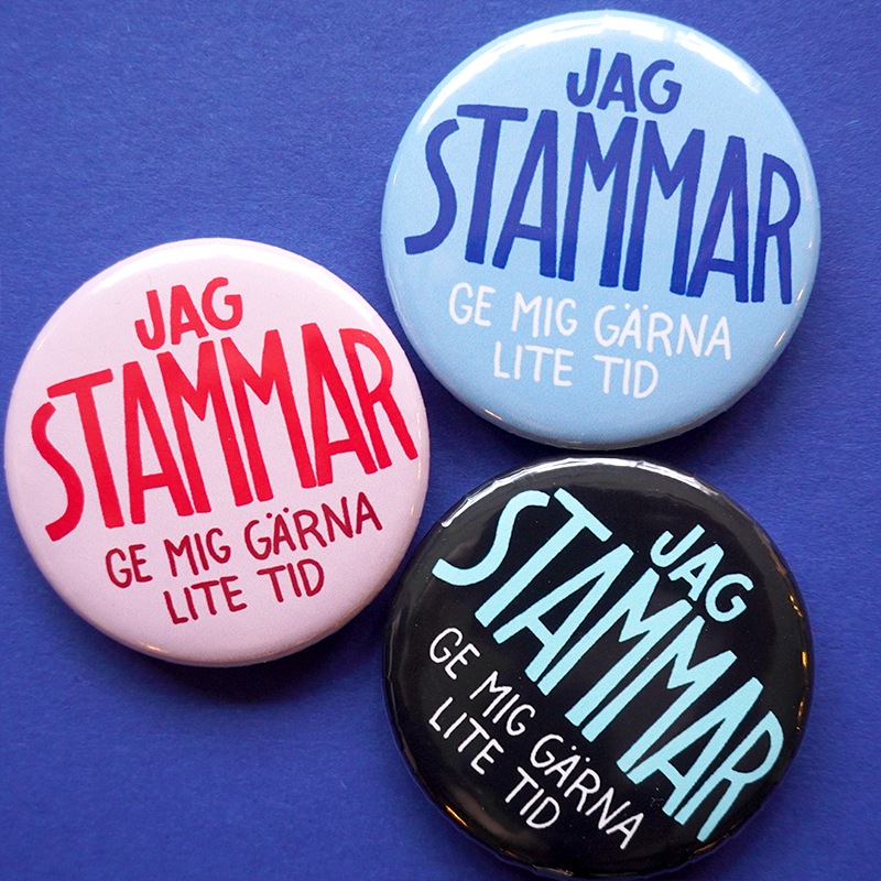 Knapp - Jag stammar, ge mig gärna lite tid