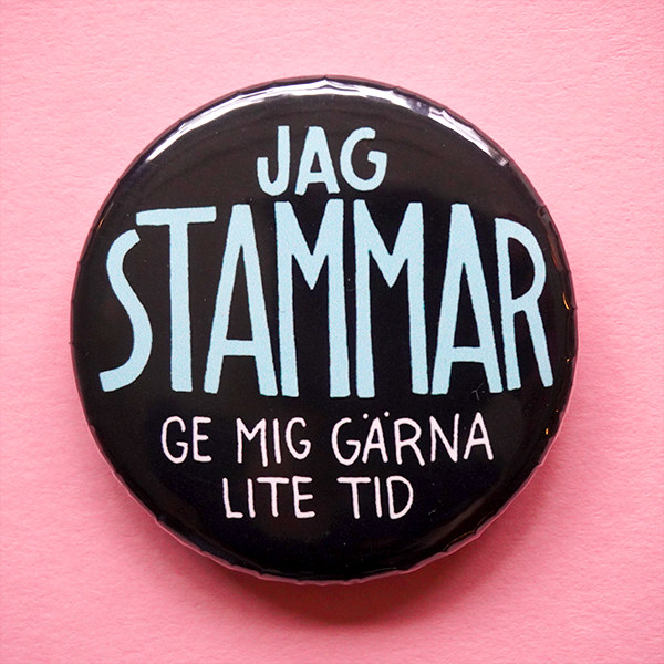 Knapp - Jag stammar, ge mig gärna lite tid