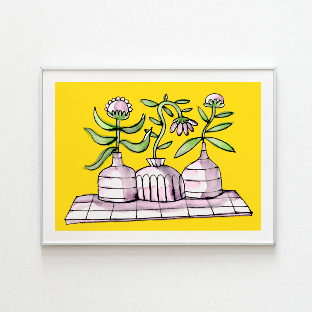 Fine art print - Triss i blomma, 30x40