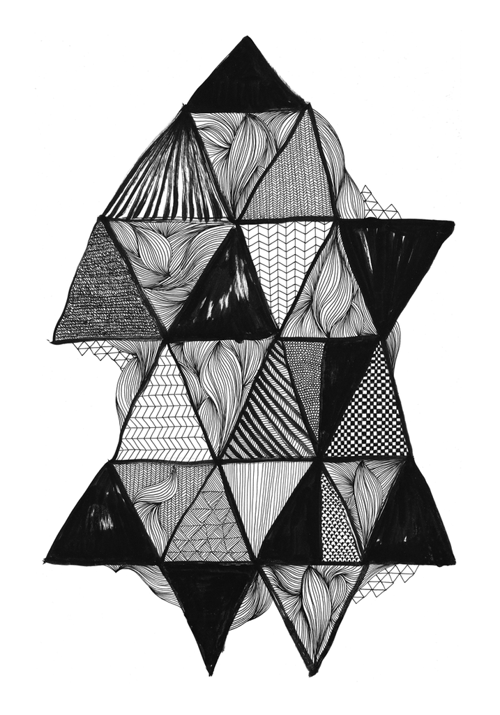 BahKadisch Triangels, print
