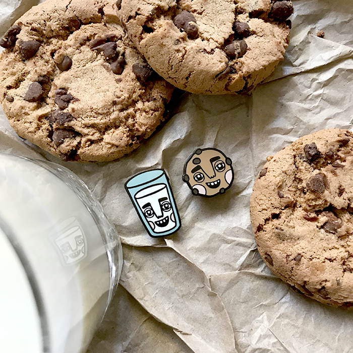 Pins - BFF Milk & Cookie