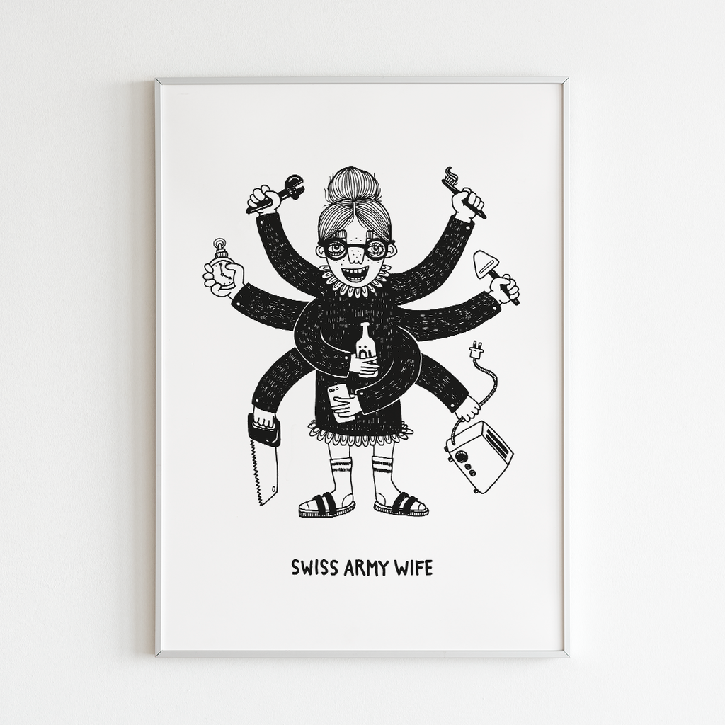 Swiss army wife, poster